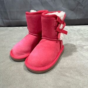 Koolaburra Pink Kids Boots with Bows